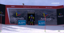 Shiffrin 4. po 1. przejeździe slalomu w Soldeu