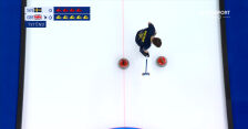 Pekin. Curling. Początek meczu Szwecja – Wielka Brytania w parach mieszanych
