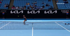Świetne zagranie Fręch przy siatce w starciu z Halep w 1. rundzie Australian Open