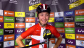 Ludwig po wygraniu 3. etapu Tour de France Femmes