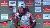 Henrik Kristoffersen po odebraniu Małej Kryształowej Kuli za slalom