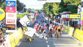 Dramatyczny wypadek na finiszu 1. etapu Tour de Pologne 2020