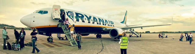   There is a strike at Ryanair. The pilots are not going to work 