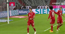 Gol Roberta Lewandowskiego w meczu Bayern - Schalke w 1. kolejce Bundesligi