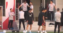 Mundial w Katarze: trening piłkarzy Korei Południowej przed meczem z Portugalią