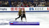 Sinicyna i Kacałapow liderami po tańcu rytmicznym w NHK Trophy