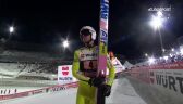 Skok Piotra Żyły z 2. serii konkursu drużynowego w Lahti