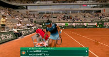 Jabeur wygrała 1. seta w starciu z Linette w 1. rundzie Roland Garros