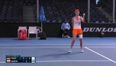 Skrót meczu Vecic - Baszak w półfinale rywalizacji juniorek w Australian Open