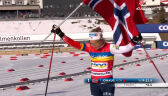 Końcówka biegu na 30 km kobiet w Oslo. Triumf Johaug