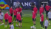 Trening Belgów przed meczem z Francuzami w półfinale Ligi Narodów
