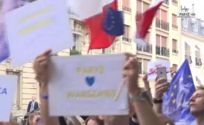 Protesty przeciwko zmianom w sądownictwie w Paryżu