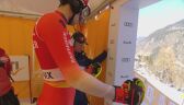 Zwycięski przejazd Zenhaeuserna w 2. przejeździe slalomem w Chamonix