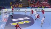 Najlepsze akcje z 1. połowy meczu Dania - Północna Macedonia w ME w piłce ręcznej