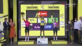 Katarzyna Niewiadoma na podium Tour de France kobiet