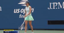 Świątek przełamała Jabeur w 2. gemie 1. seta w finale US Open