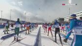 Pekin 2022 - biegi narciarskie. Start do skróconego biegu maratońskiego mężczyzn