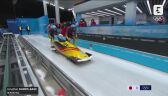 Pekin 2022 - bobsleje. Podsumowanie 1. dnia rywalizacji dwójek mężczyzn