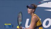 US Open. Belinda Bencic wygrała 1. seta z Igą Świątek