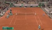 Piłka meczowa ze spotkania Musetti - Tsitsipas w 1. rundzie Roland Garros 2022