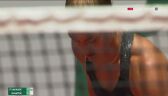 Maria Sakkari wygrała 1. seta ćwierćfinału Roland Garros z Igą Świątek