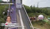 Skok Kingi Rajdy w 2. serii konkursu letniego GP w Wiśle	
