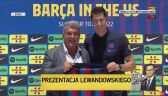 Prezydent Barcelony wręczył Lewandowskiemu koszulkę