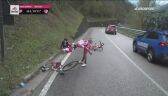 Kłopotliwy zakręt na 15. etapie Giro d&#039;Italia
