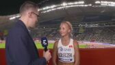 Rozmowa z Karoliną Kołeczek po półfinale na 100 m przez płotki