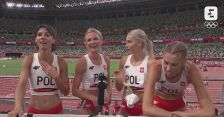 Tokio. Lekkoatletyka: rozmowa z polskimi biegaczkami sztafety 4x400 m 
