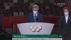 Tokio. Przemówienie prezydenta MKOl Thomasa Bacha na zakończenie igrzysk