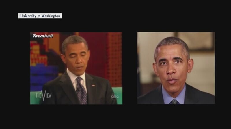 Które nagranie wypowiedzi Obamy jest prawdziwe?