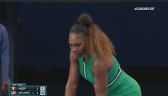 Serena Williams w ekspresowym tempie wygrała 1. seta w starciu z Simoną Halep