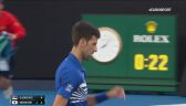 Skrót meczu Djokovic - Nishikori w ćwierćfinale Australian Open
