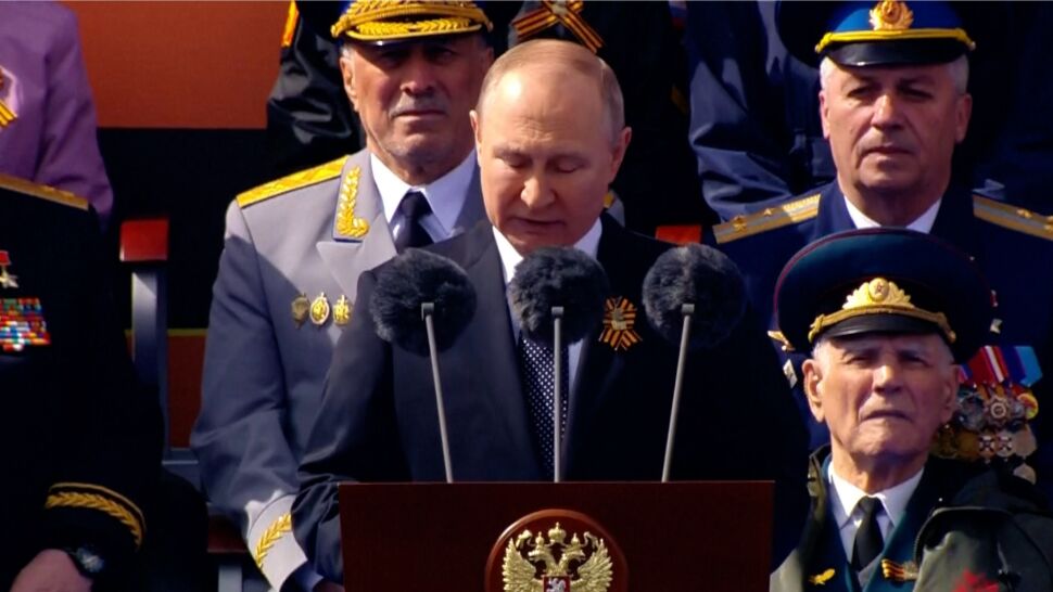 Wojna w Ukrainie trwa. Władimir Putin przemawiał na Placu Czerwonym