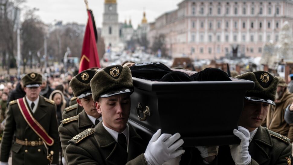 Pogrzeb Dmytra Kociubajło. "Ukraina czci swoich bohaterów"