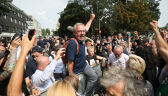   Protests in front of the Sejm against the amendment of the Law on the Supreme Court 